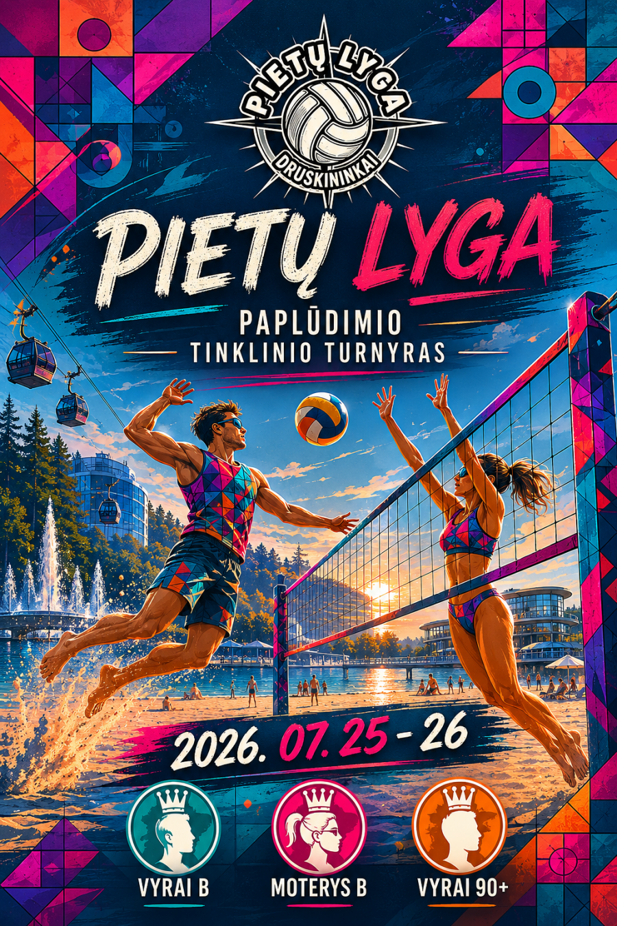 Paplūdimio tinklinio turnyras "PIETŲ LYGA"
