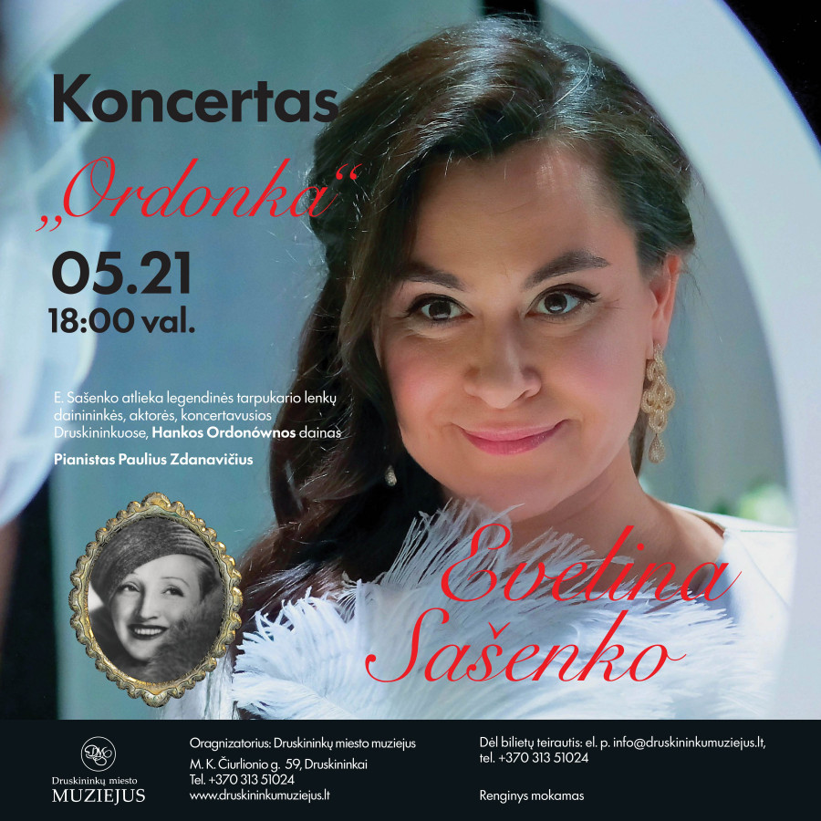 Evelinos Sašenko koncertas „Ordonka“
