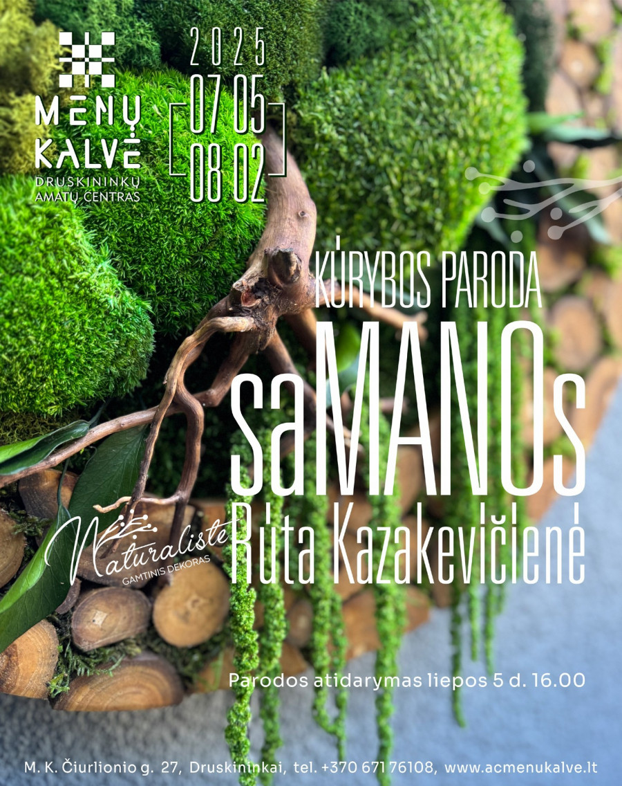 Rūtos Kazakevičienės kūrybos paroda "saMANOs"