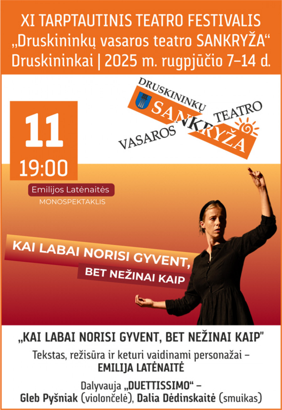 XI Tarptautinis festivalis "Druskininkų vasaros teatro SANKRYŽA"