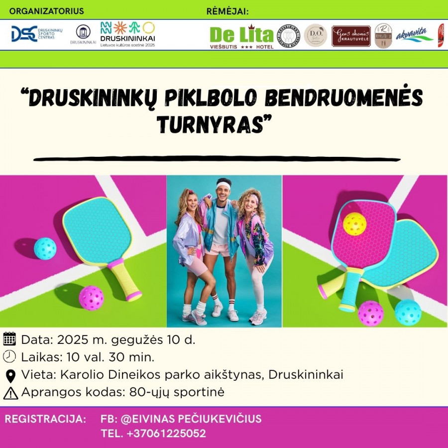 Druskininkų piklbolo bendruomenės turnyras