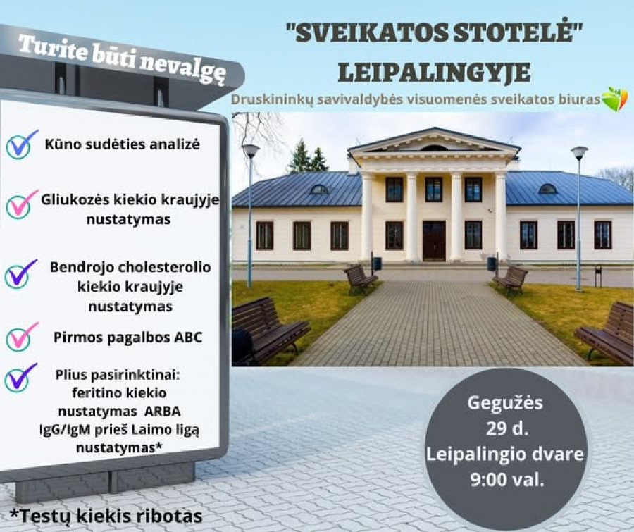 Sveikatos stotelė Leipalingyje