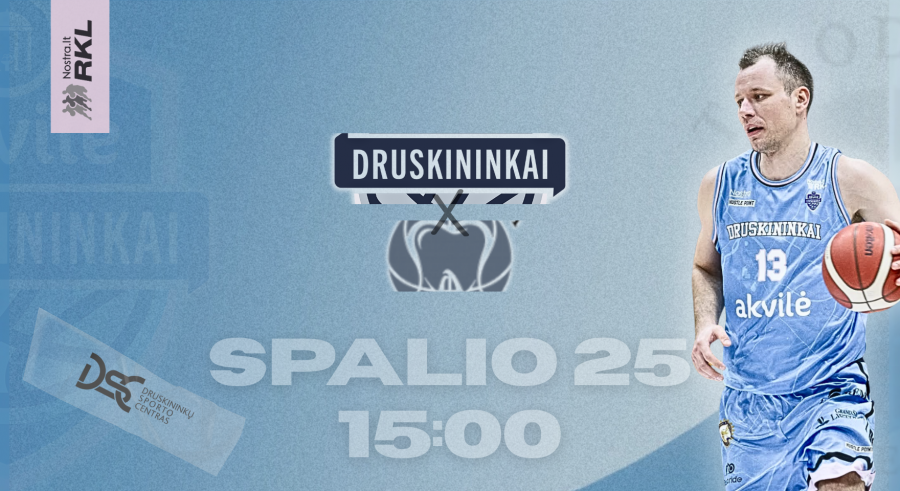 Krepšinio rungtynės. BC Druskininkai - LCC Tarptautinis Universitetas