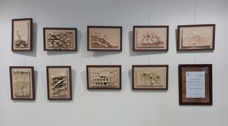 keramikos darbų paroda pagal M. K. Čiurlionio kūrybos motyvus „Tylos sonata“