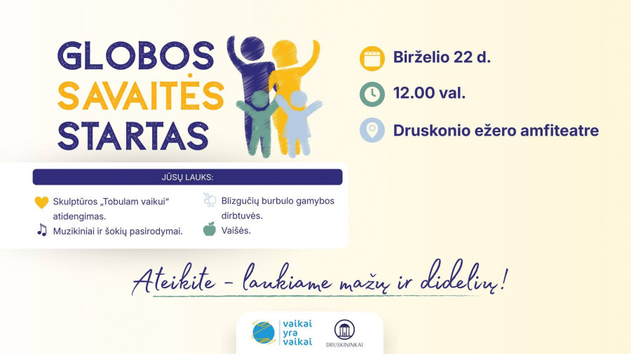 Vaikų globos savaitės startas Druskininkuose