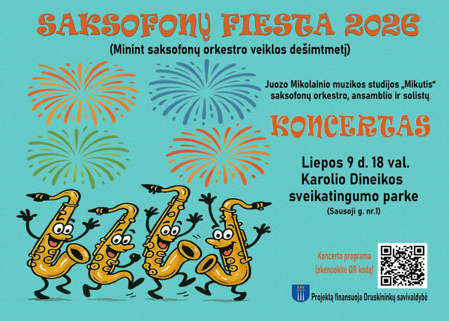Saksofonų fiesta 2026
