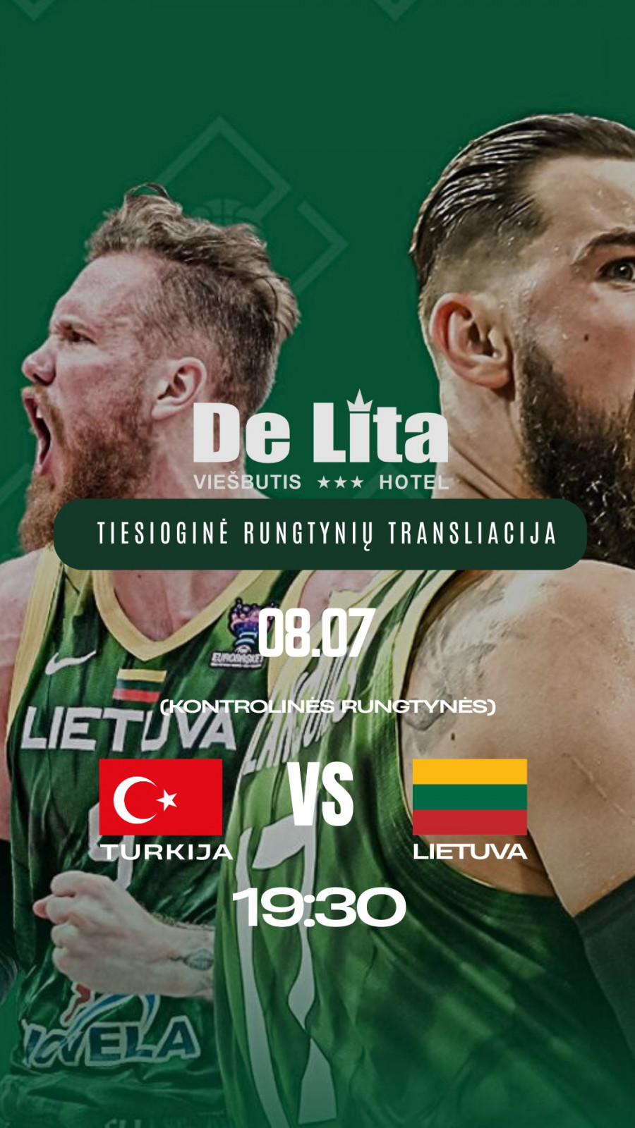 Tiesioginės krepšinio rungtynių transliacijos