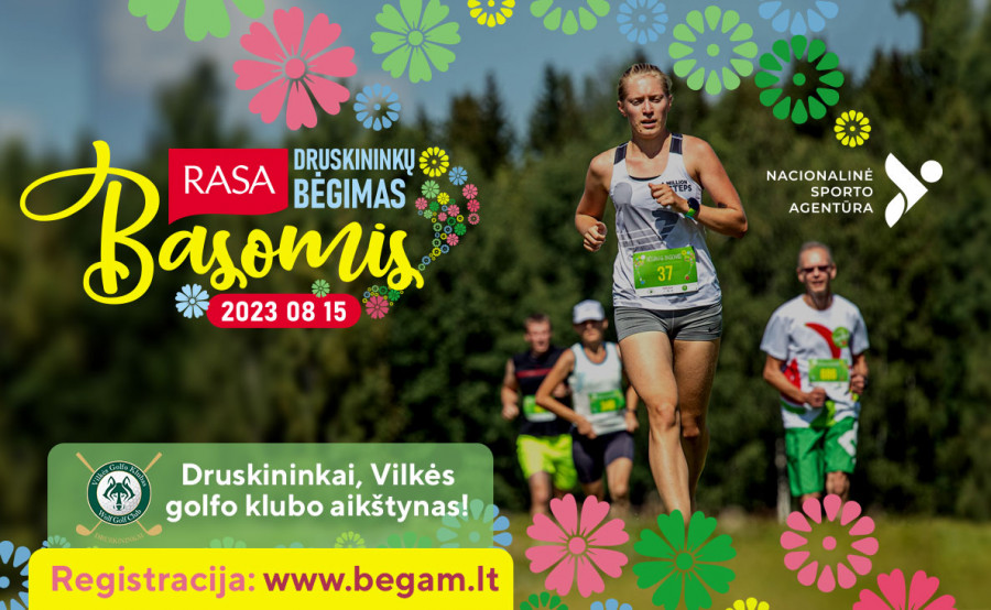 RASA bėgimas basomis