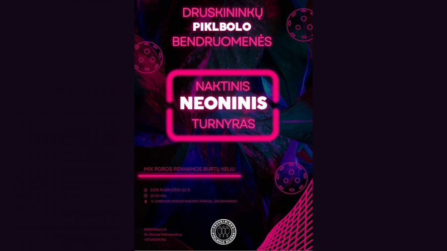 Naktinis neoninis turnyras