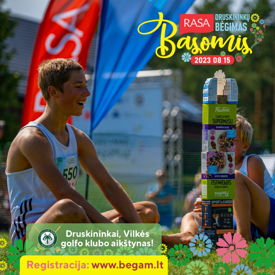 RASA bėgimas basomis