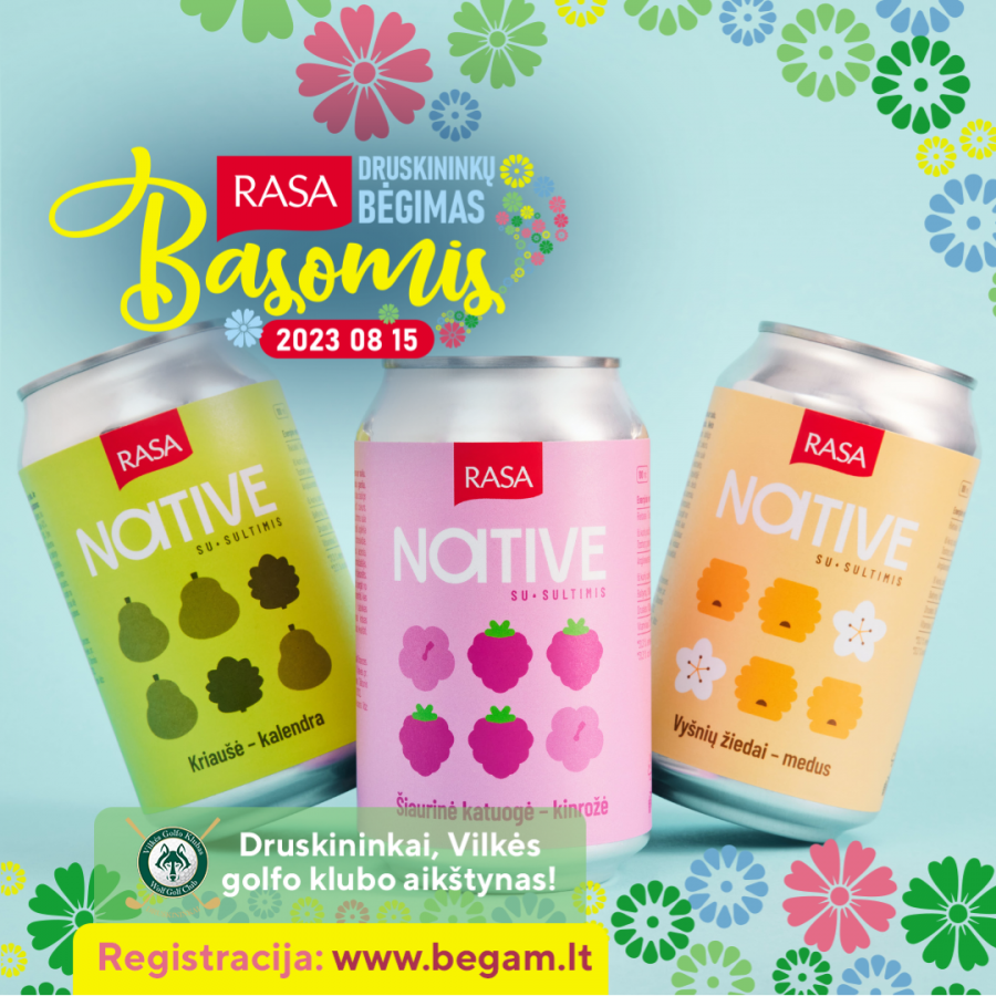 RASA bėgimas basomis
