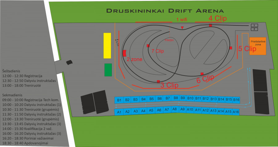 Druskininkai drift arena