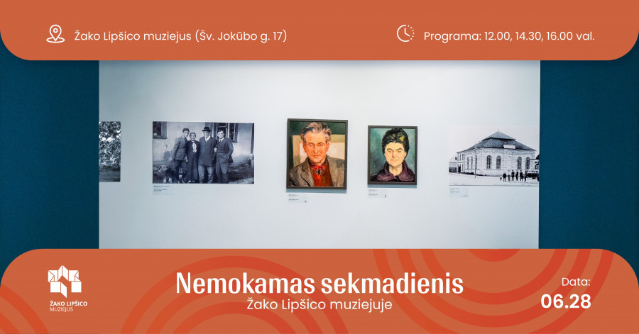 Nemokamas sekmadienis Žako Lipšico muziejuje