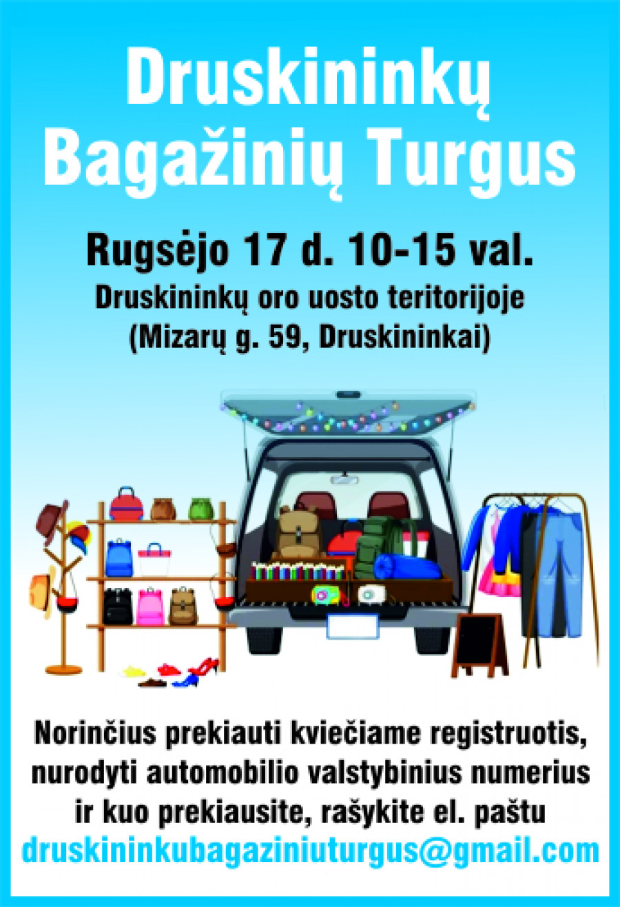 DRUSKININKŲ BAGAŽINIŲ TURGUS