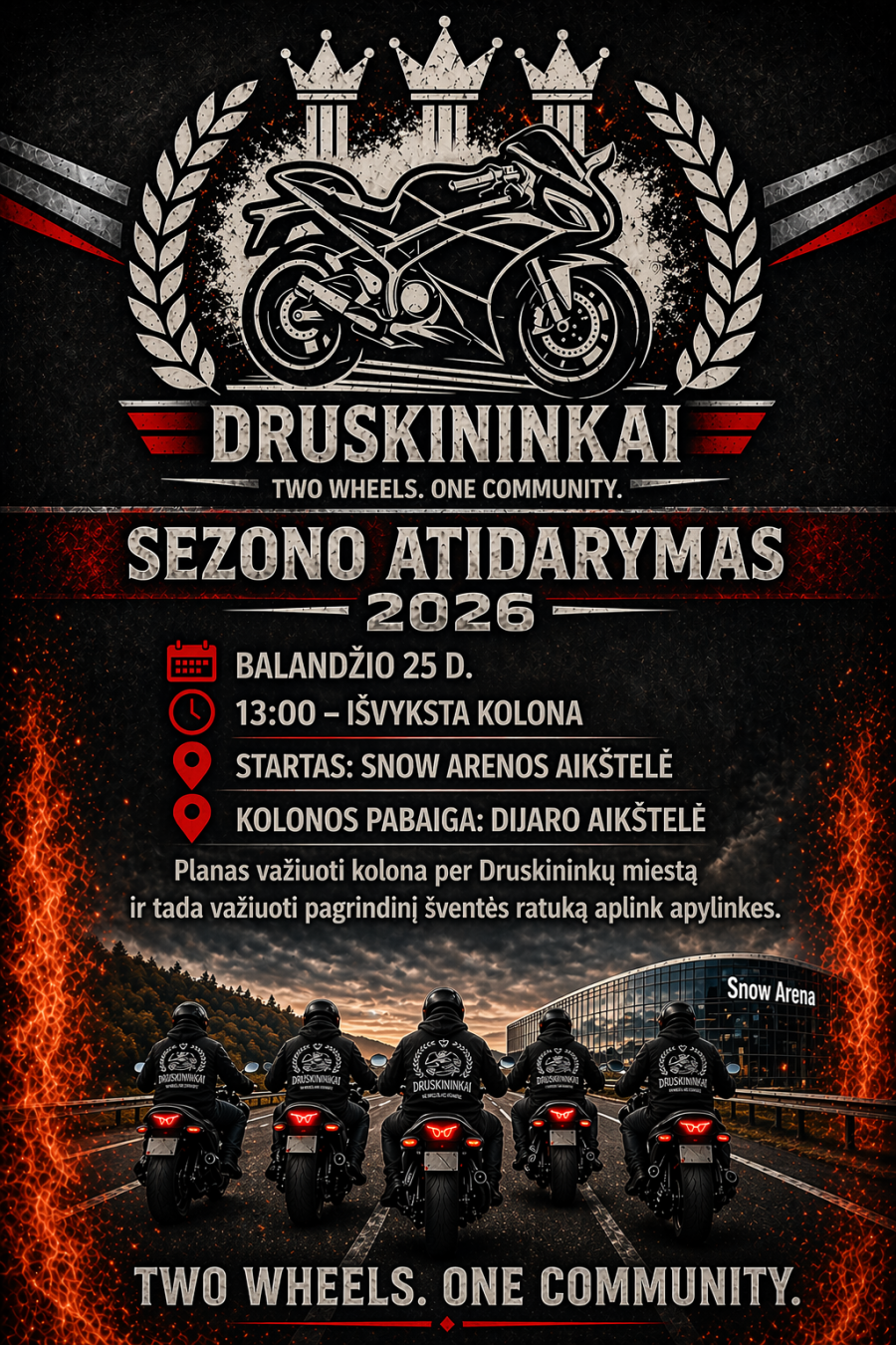 "Moto Druskininkai" Motociklų sezono atidarymas!