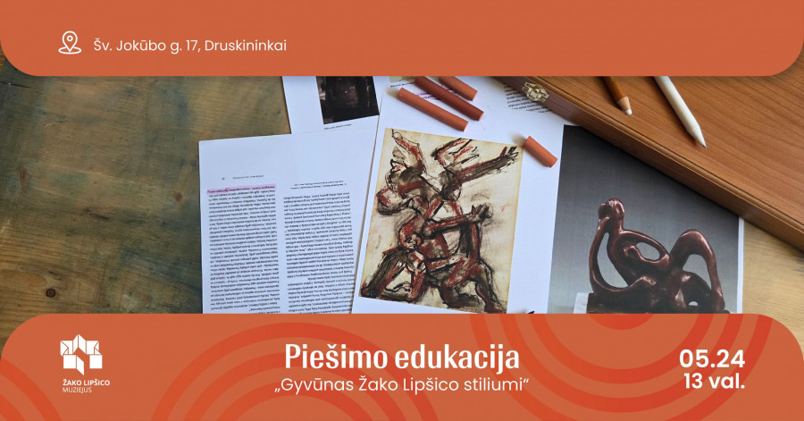 Piešimo edukacija „Gyvūnas Žako Lipšico stiliumi“