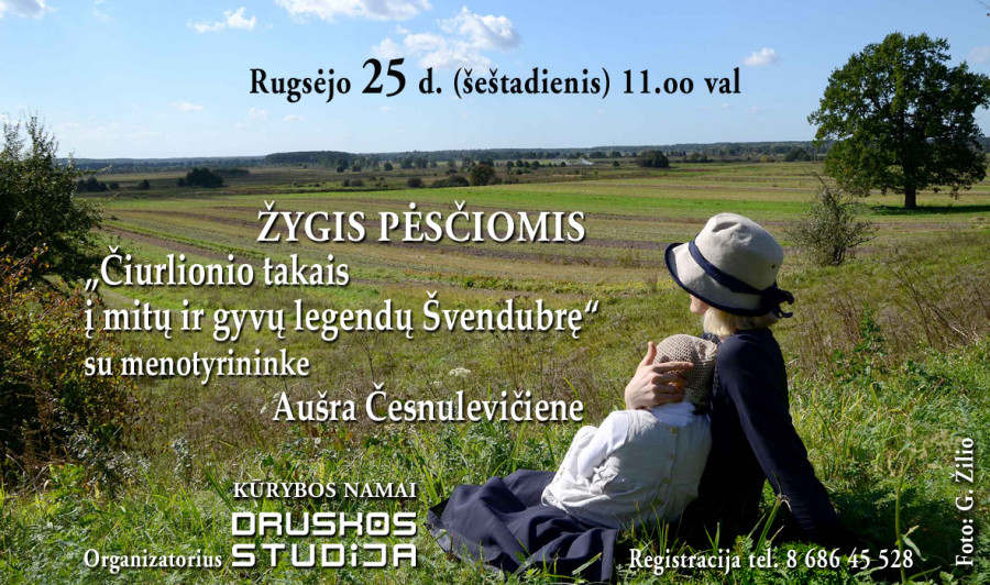 Žygis pėsčiomis ,,ČIURLIONIO TAKAIS Į MITŲ IR GYVŲ LEGENDŲ ŠVENDUBRĘ"│Druskininkų turizmo dienos