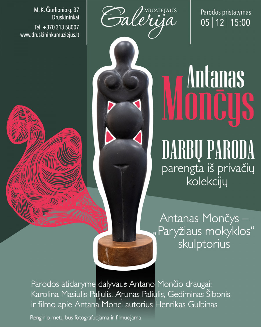 Antanas Mončys – „Paryžiaus mokyklos“ skulptorius