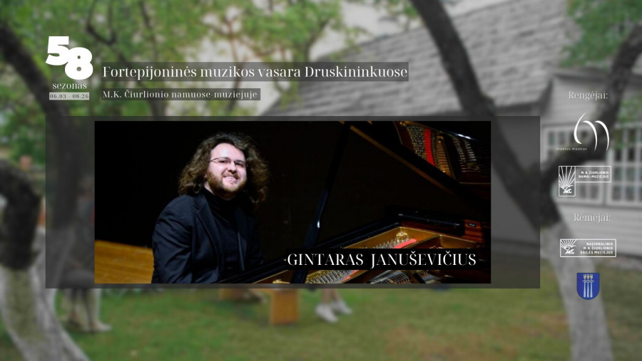 58 Fortepijoninė vasara | Pianistas Gintaras Januševičius