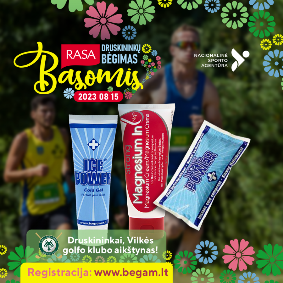 RASA bėgimas basomis