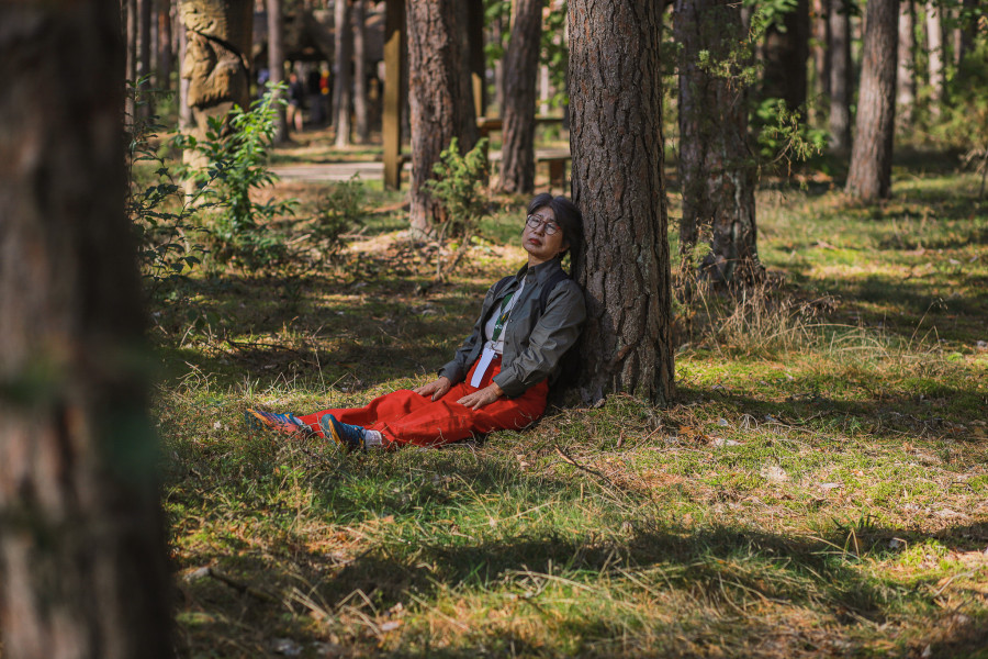 Miško maudynės ir gydomųjų garsų meditacija