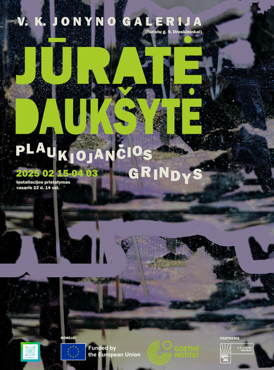 Jūratės Daukšytės-Morlet instaliacija „Plaukiojančios grindys"