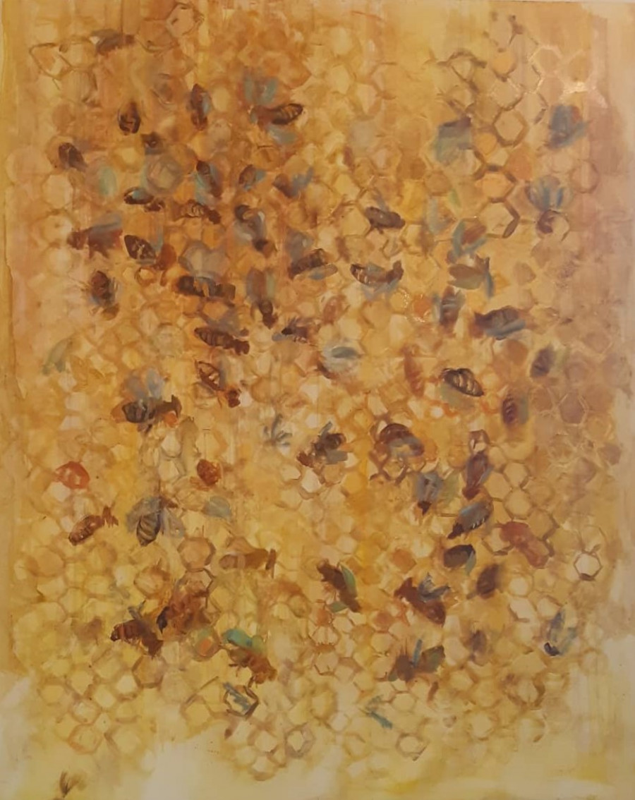 Kristinos Čivilytės tapybos paroda "Čia mūsų žemė"