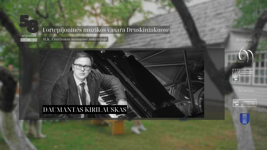 58 Fortepijoninė vasara | Pianistas Daumantas Kirilauskas