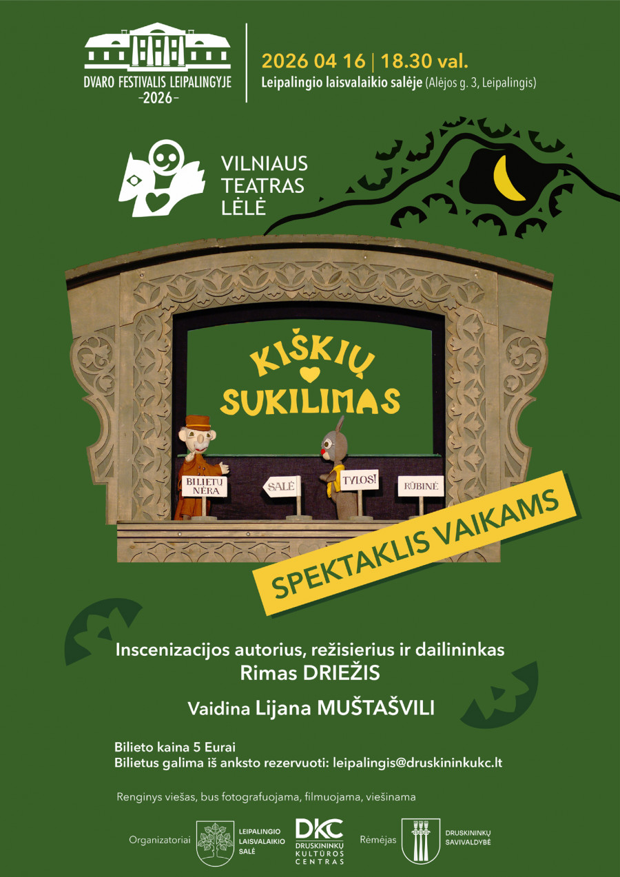Leipalingio dvaro festivalis. Spektaklis „Kiškių sukilimas“