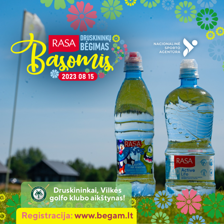 RASA bėgimas basomis