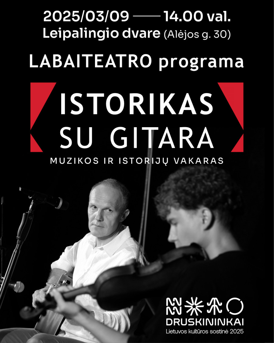 LABAITEATRO programa ISTORIKAS SU GITARA