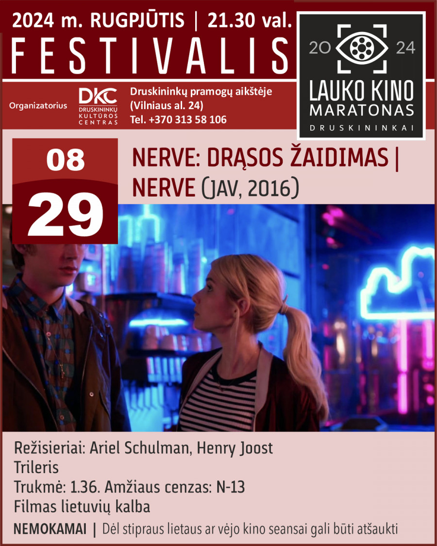 Filmas „Nerve: drąsos žaidimas“