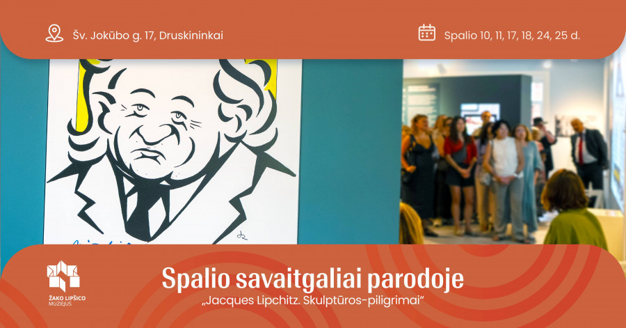 Spalio savaitgaliai parodoje „Jacques Lipchitz. Skulptūros-piligrimai“