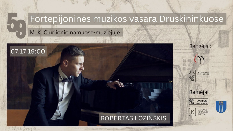 59 Lato z fortepianem | Pianista Robertas Lozinskis