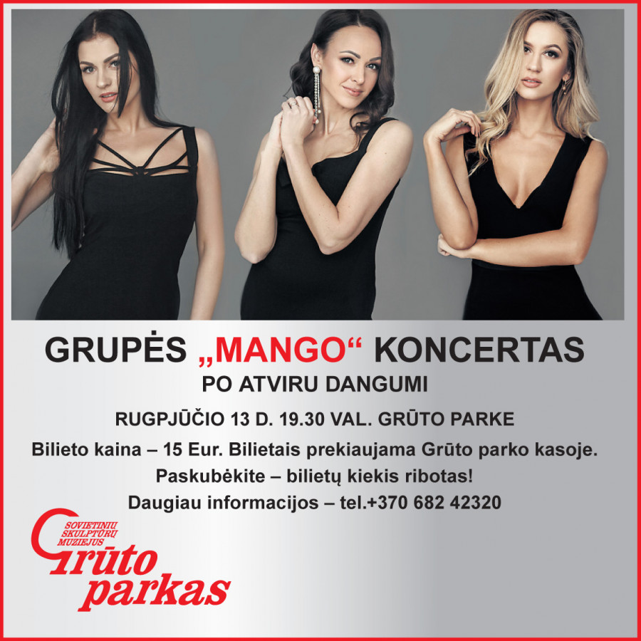 Grupės "MANGO" koncertas