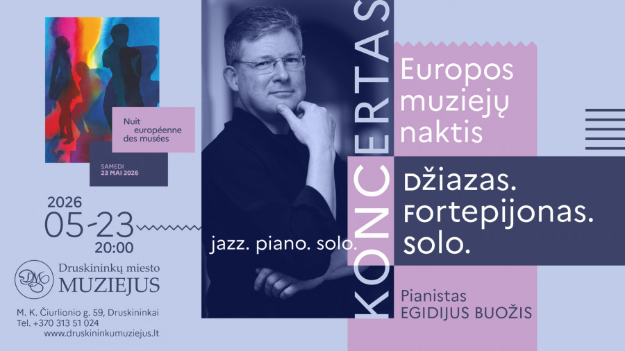 Džiazas. Fortepijonas. Solo. Pianistas EGIDIJUS BUOŽIS
