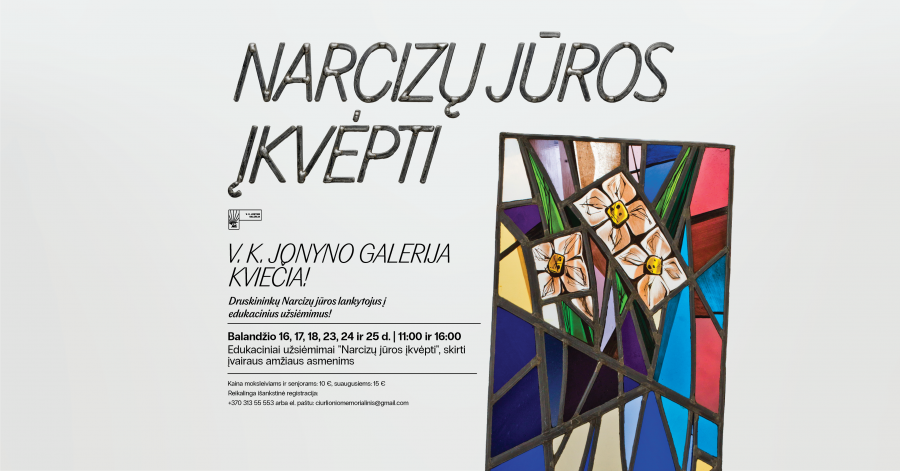Edukacijos "Narcizų jūros įkvėpti"
