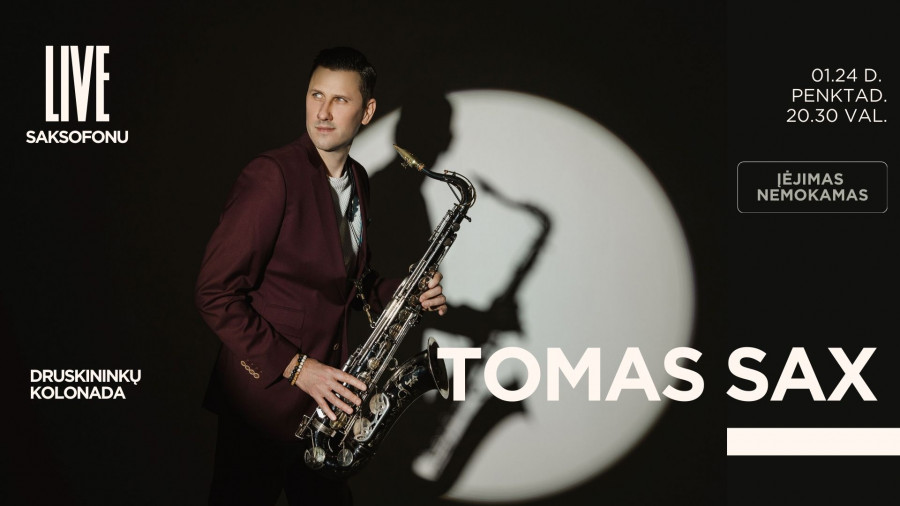 SOLO SAXOPHONE. POP/ DANCE - TOMAS SAX // KOLONADA