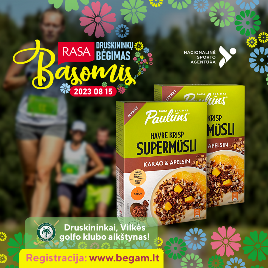 RASA bėgimas basomis