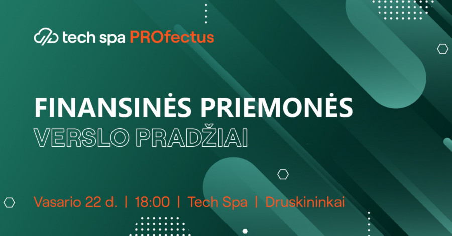PROfectus I Finansinės priemonės verslo pradžiai