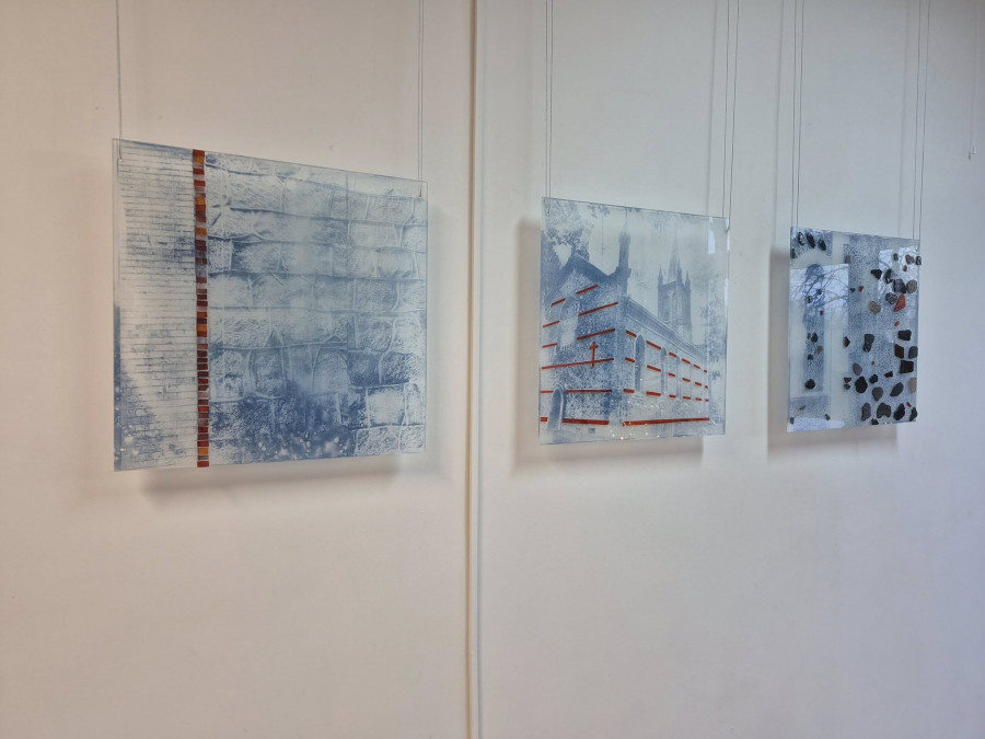 ROMARIKA PIKELIENĖ’S EXHIBITION'S  "BETWEEN STONE AND LIGHT: SIGNS OF THE SEVEN DIOCESES" OPENING