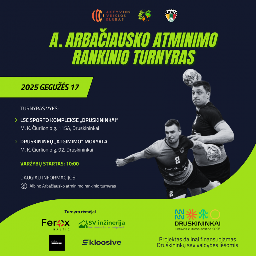 A. Arbačiausko atminimo rankinio turnyras