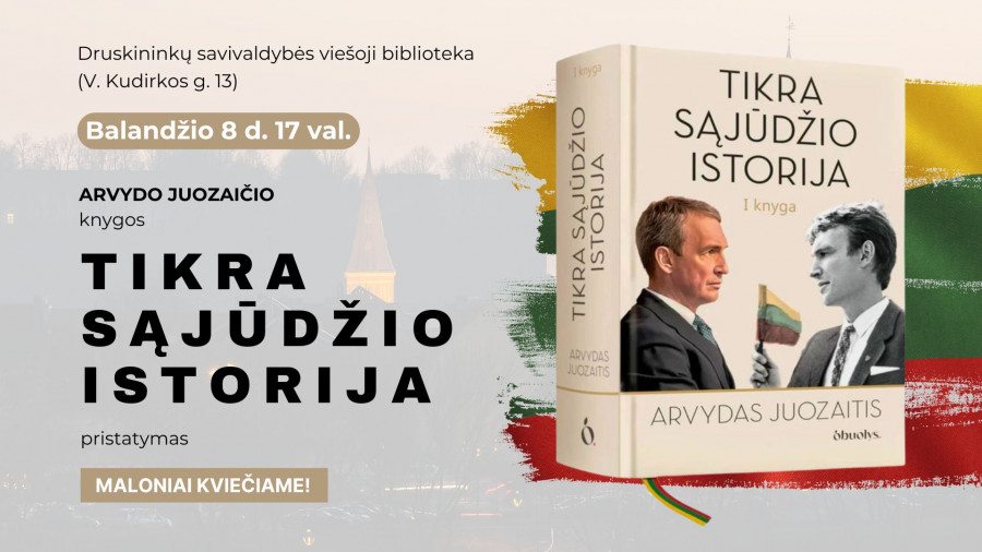 Filosofo Arvydo Juozaičio knygos „Tikra Sąjūdžio istorija“ pristatymas