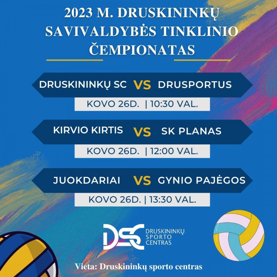 2023 m. Druskininkų savivaldybės tinklinio čempionatas
