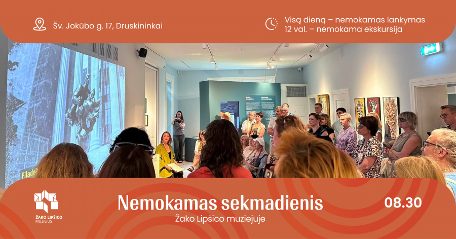 Nemokamas sekmadienis Žako Lipšico muziejuje