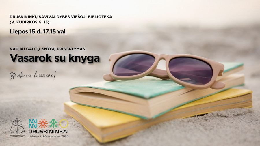 Knygų pristatymas ,,Vasarok su knyga''
