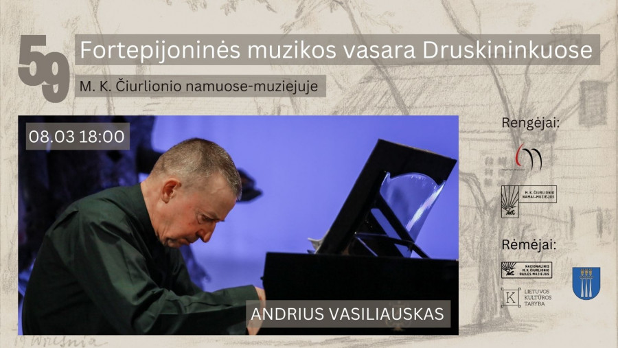 59 Fortepijoninė vasara | Pianistas Andrius Vasiliauskas