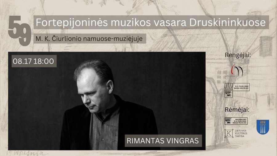 59 Fortepijoninė vasara | Pianistas Rimantas Vingras