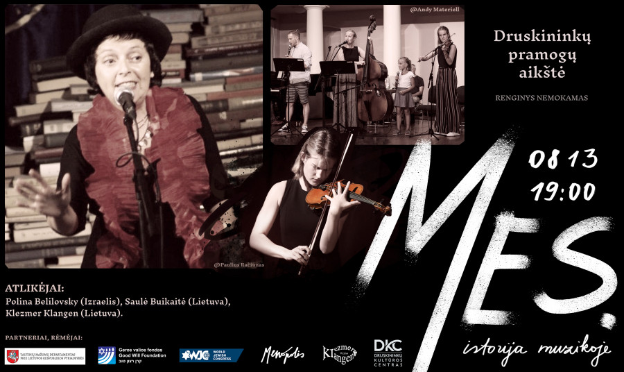 Tradicinės žydų muzikos koncertas "MES: istorija muzikoje"